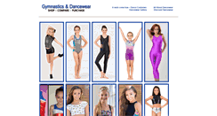 Desktop Screenshot of gymnasticsdancewear.com